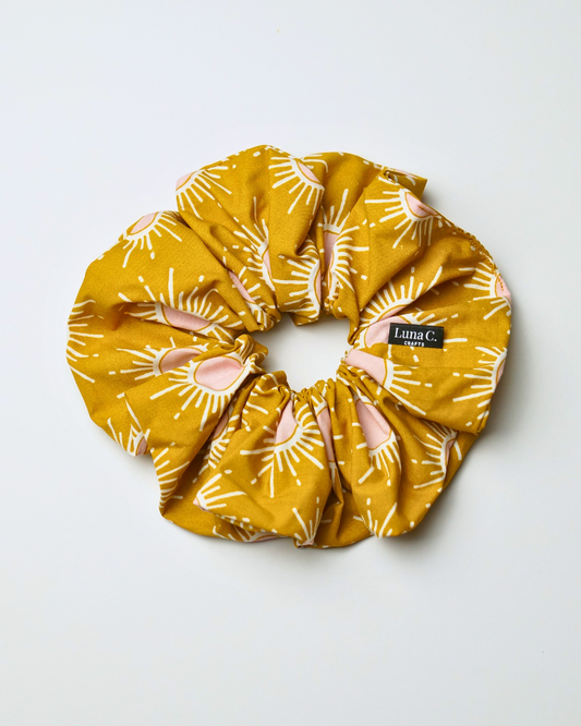 Mustard Yellow Sunshine Oversized Scrunchie
