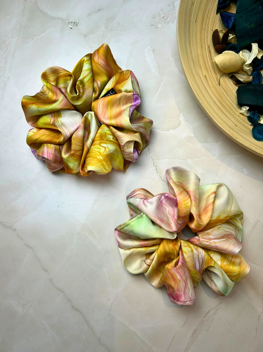 Iridescent Oversized Scrunchie