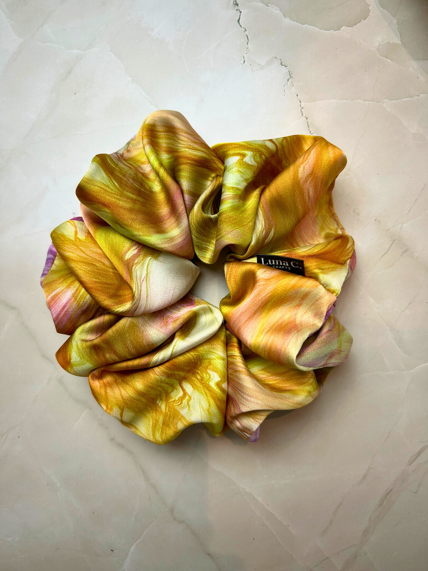 Iridescent Oversized Scrunchie