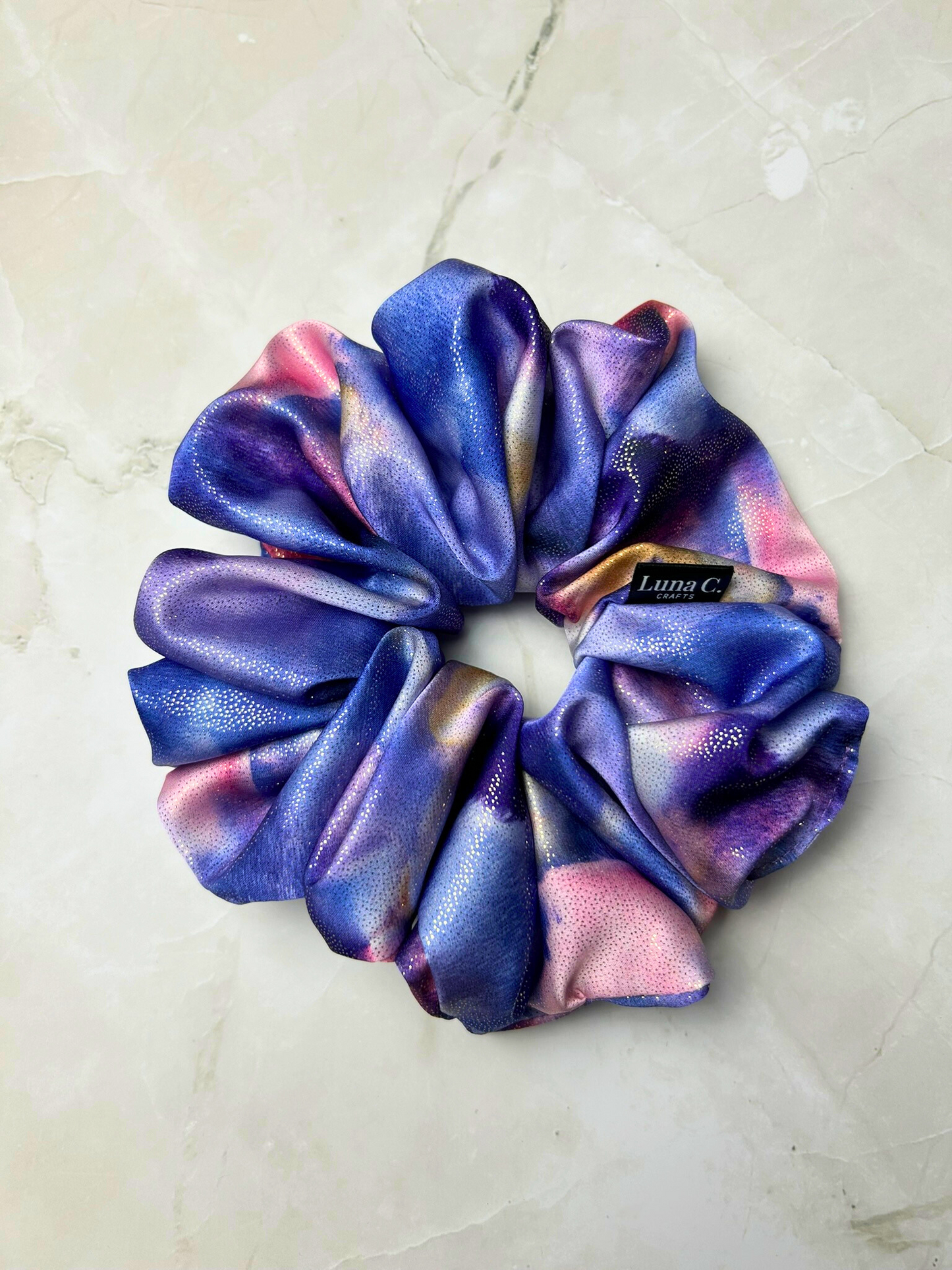 Purple Iridescent Scrunchie